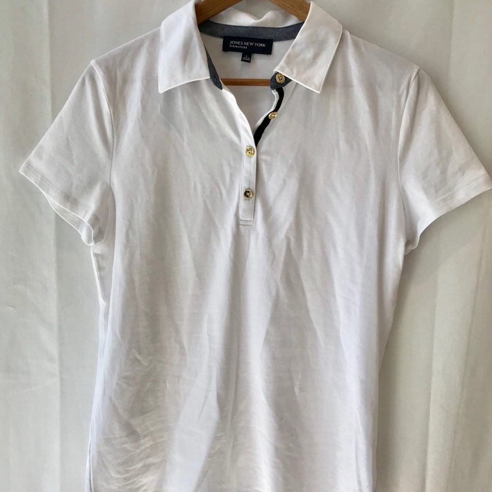 White polo shirt